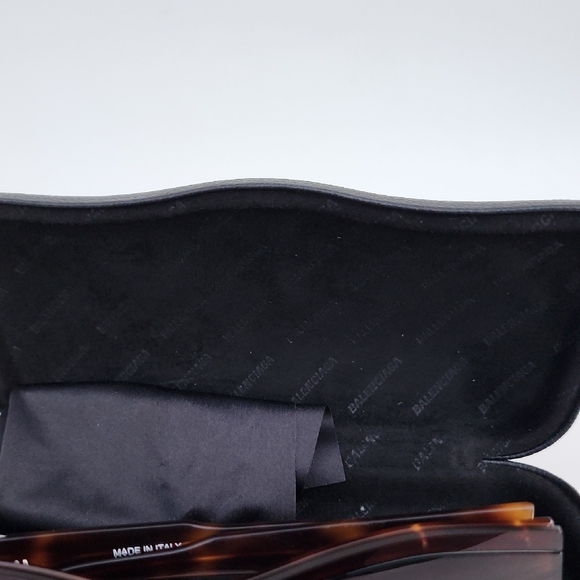 NWOT BALENCIAGA BB0004S 007 HAVANA BROWN UNISEX SUNGLASSES - Picture 5 of 16